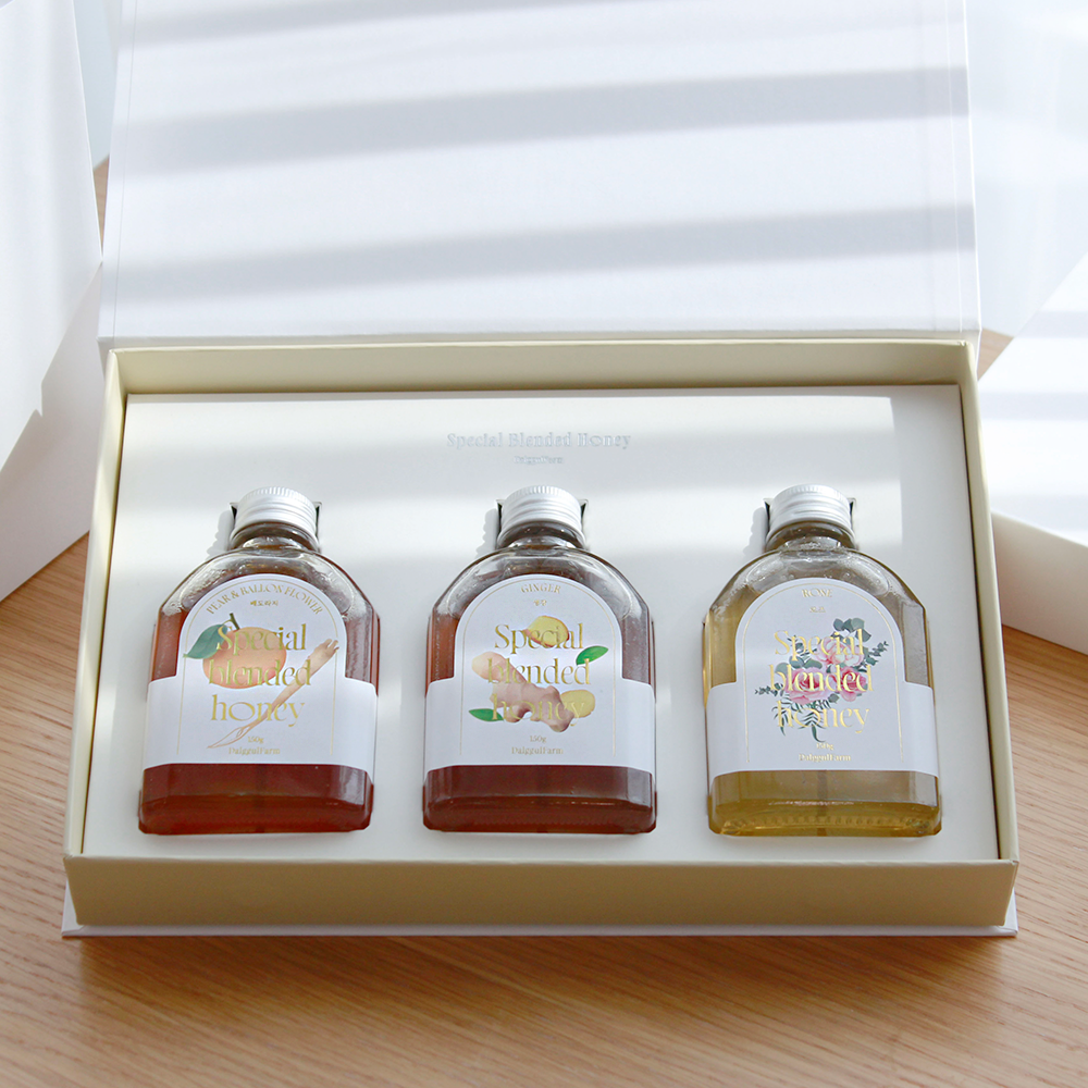 순수 벌꿀 결혼식 상견례 선물세트 선생님 배도라지 생강 과일 청 차 허니 명절 돌 답례품 - 상세 이미지 5
