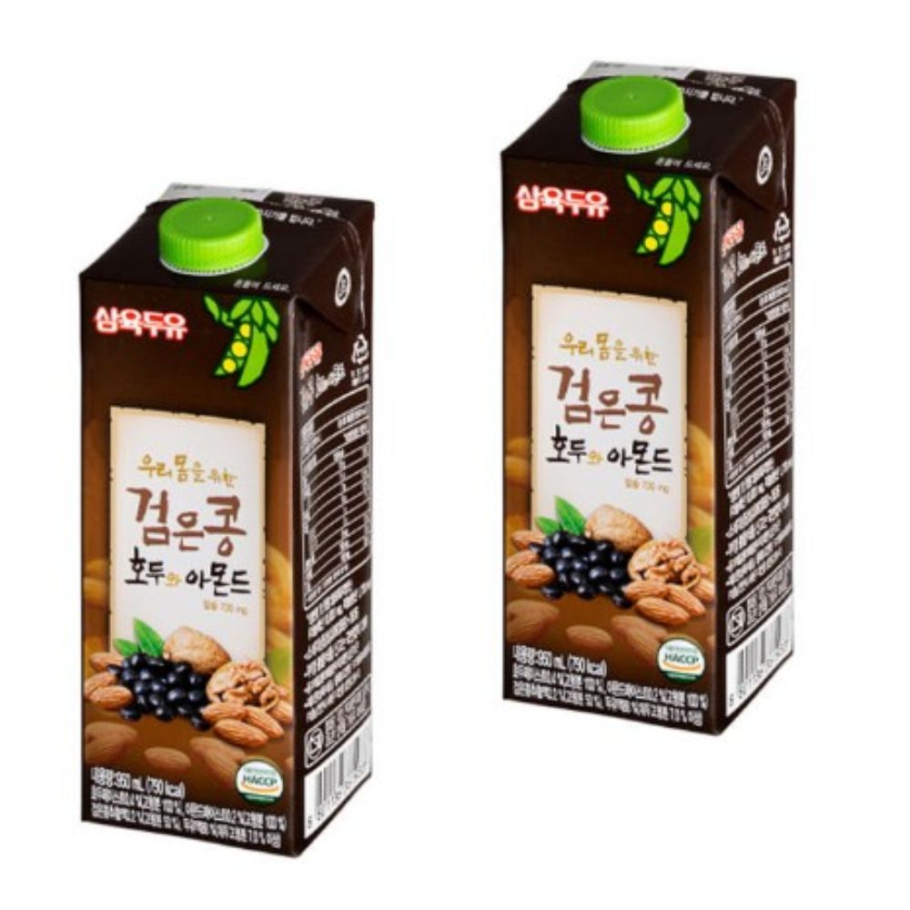 삼육식품 검은콩 호두와 아몬드 950ml x 24팩 : 헤이치스토어