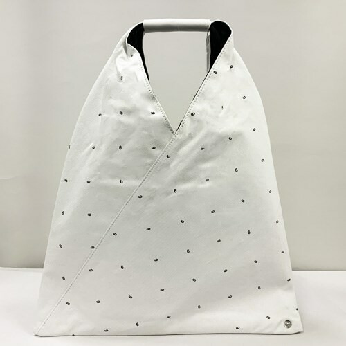 메종마르지엘라 여성 스몰 토트백 MM6 S54WD0043 P0978 블랙 화이트 - 상세 이미지 2
