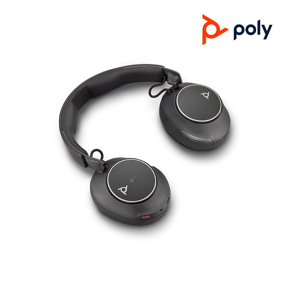 Poly 플랜트로닉스 보이저 서라운드 80 유무선 블루투스 헤드셋 노이즈캔슬링 헤드폰 - 상세 이미지 3