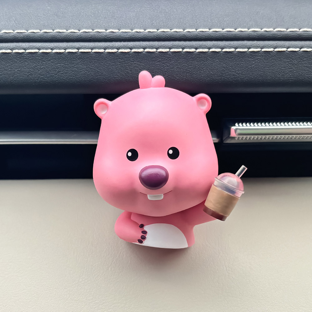 벨르아망 잔망루피 캐릭터 미니 차량용 자동차 송풍구 방향제 커피루피