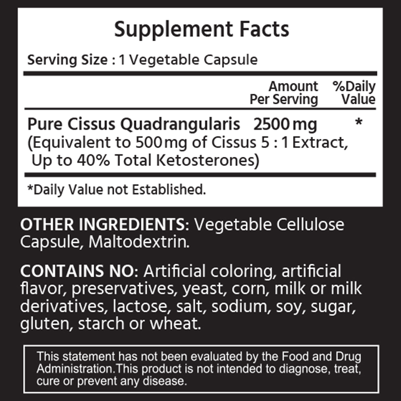 마이라이프 내추럴스 시서스 2500mg 알약 60캡슐, 2개 - 상세 이미지 2