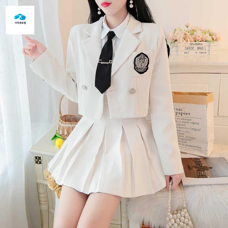 코스프레 하이틴 교복 일본 옷 졸업사진 영국 룩 컨셉 - 상품 이미지