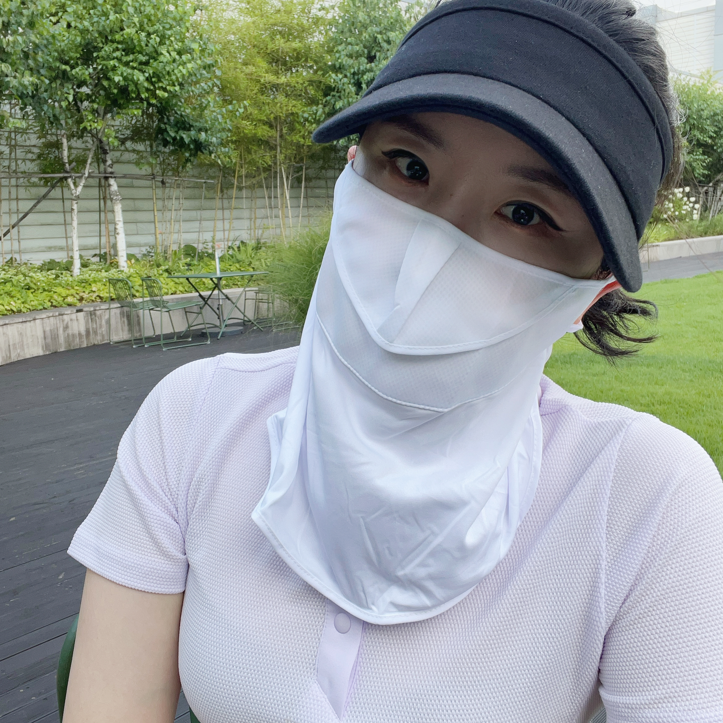 골프 자외선차단 마스크 여름 쿨 얼굴 햇빛가리개 안면 복면 등산 자전거 - 상세 이미지 3