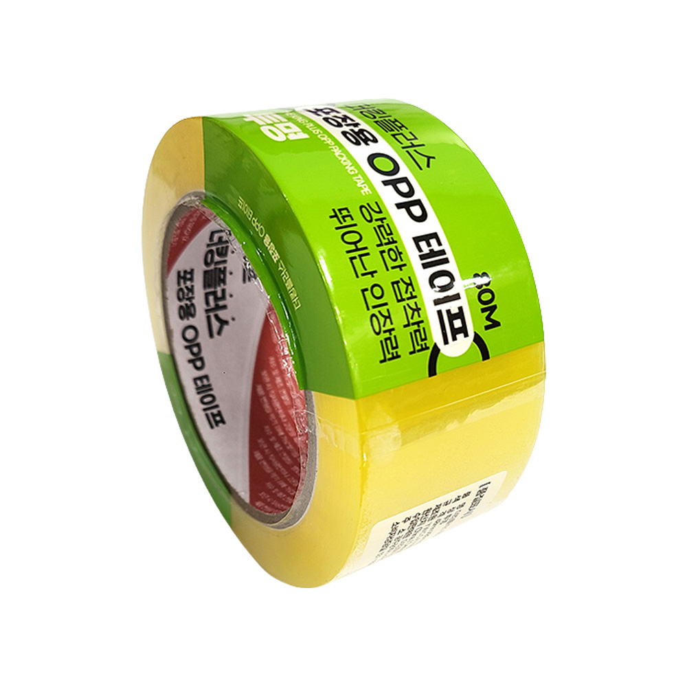 UH 투명 OPP 박스 테이프 48mm X 50m (50개입) 강력 접착 포장용 1box - 상세 이미지 4