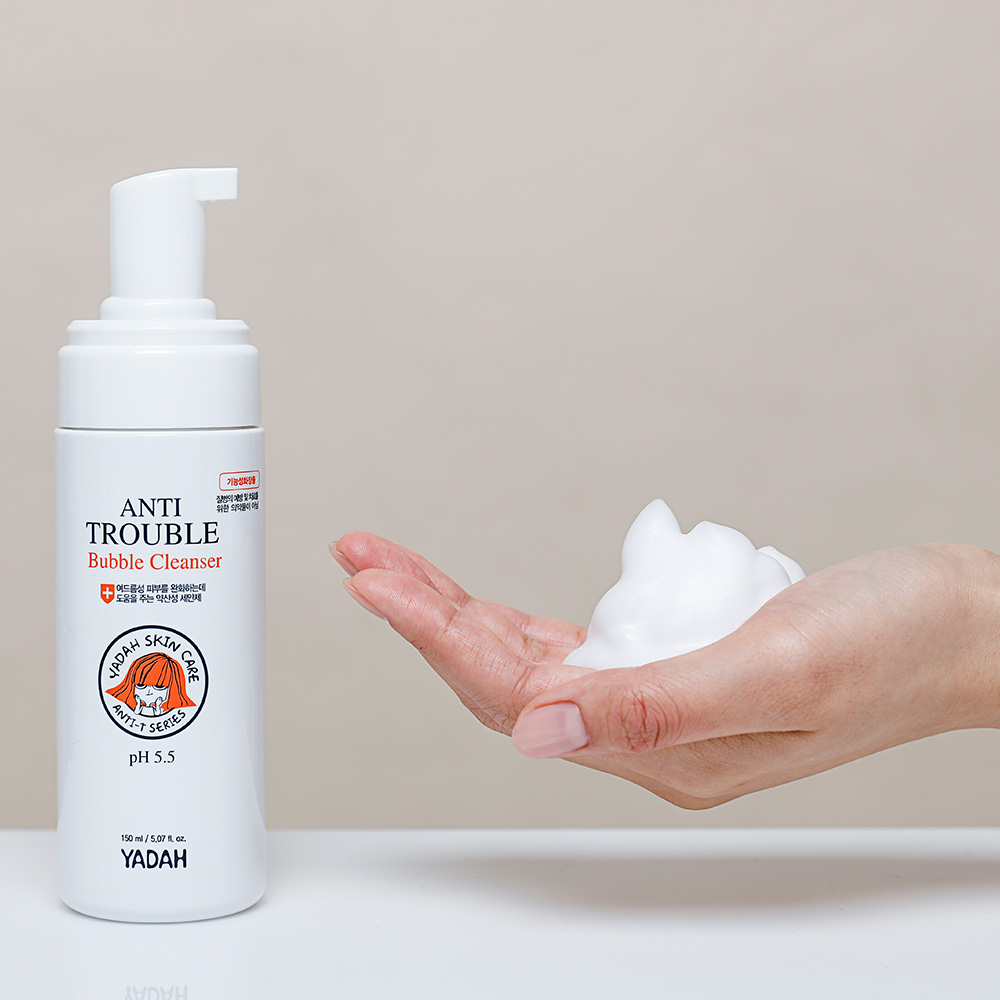 야다 안티 트러블 버블 클렌저 150ml (여드름폼클렌징 기능성 화장품) 이미지 6