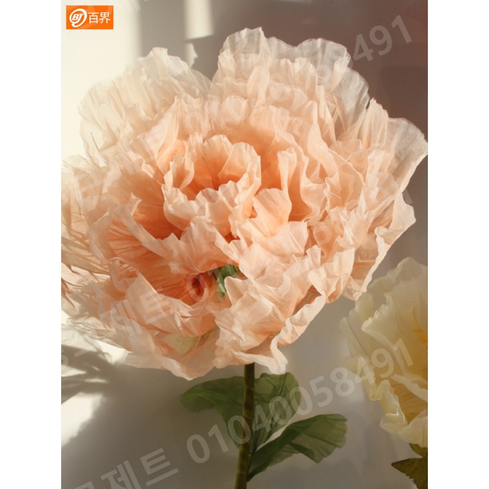 페이퍼플라워 결혼식 연예 인웨딩 장식 화려 몽환 꽃 - 상세 이미지 5