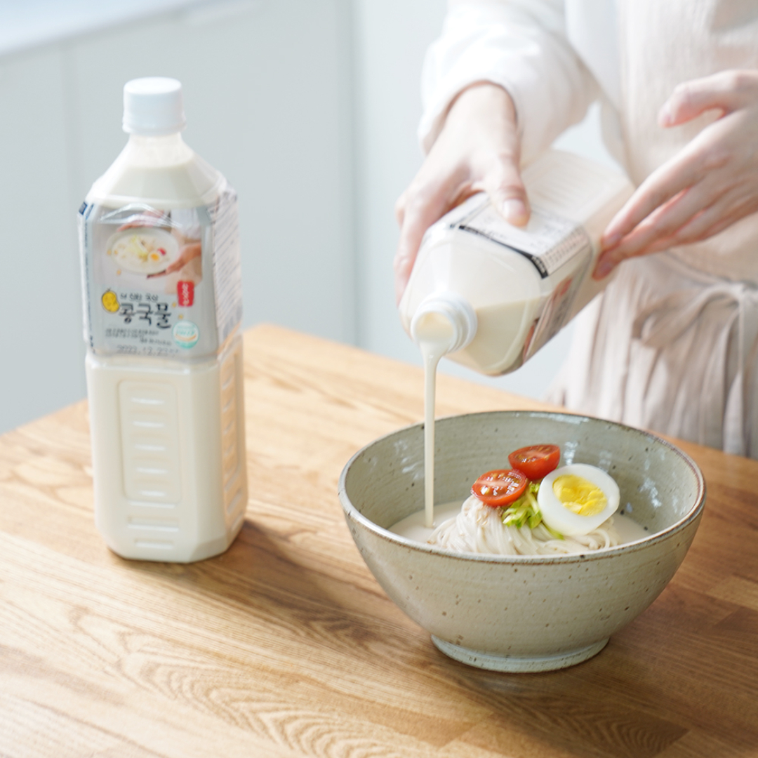 참살이 국산 더 진한 콩국물 국산콩두유 콩국 무첨가두유 아침대용 1L, 2개 이미지 3