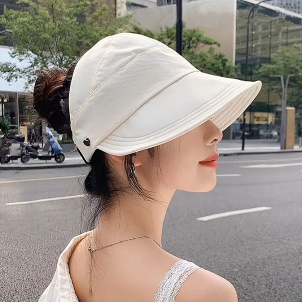 캡모자 여름 시원한 여자 여성 골프 포니테일 오픈형 봄 가을 등산 운동 스포츠 묶음머리 - 상품 이미지