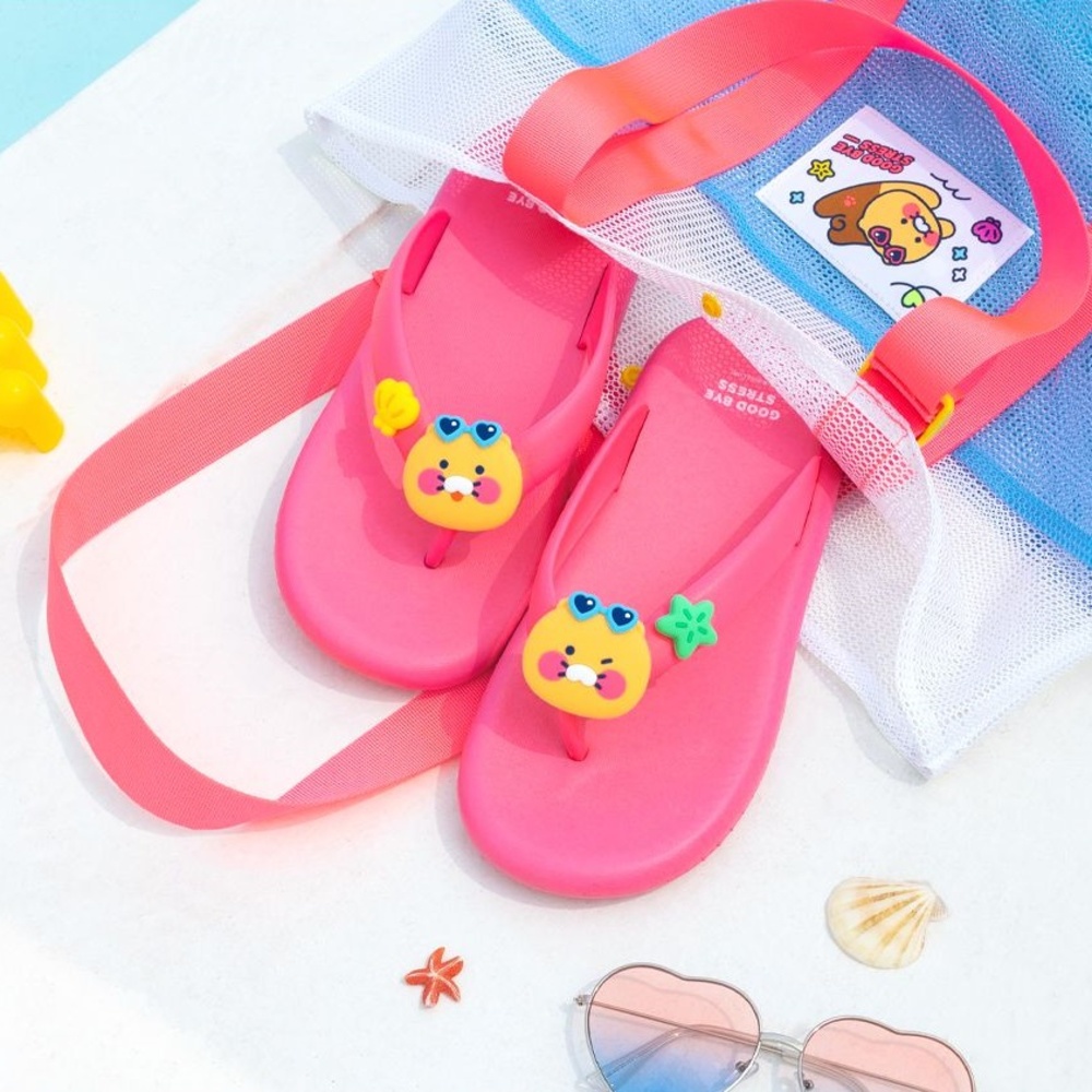 춘식이 바캉스 쪼리 슬리퍼 귀여운 플립플랍 여행 비치