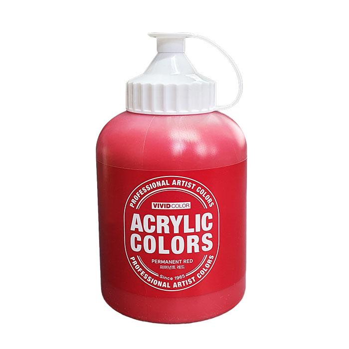 종이나라 비비드 아크릴물감 대용량 550ml 낱개 - 상세 이미지 2
