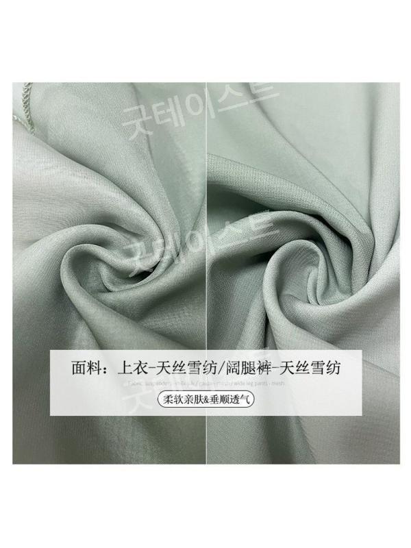 워십복 드레스 워십의상 공연복 쉬폰 고전 무용 몸찬양 입시복 핑크 세트 S 95파운드 미만 권장 - 상세 이미지 5