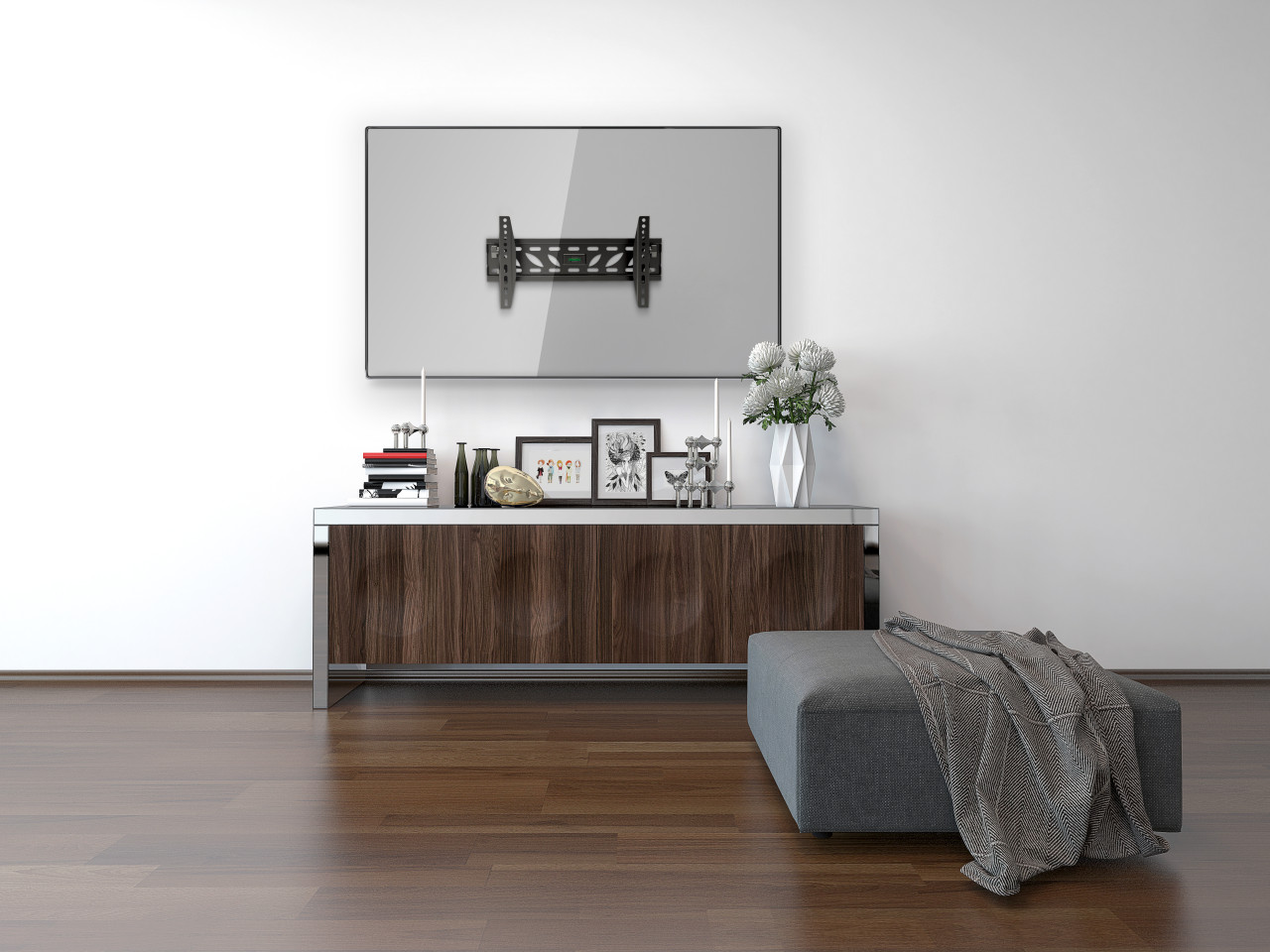 TV 벽걸이 브라켓 티비거치대 상하 109cm(43인치) 139cm(55인치) 호환