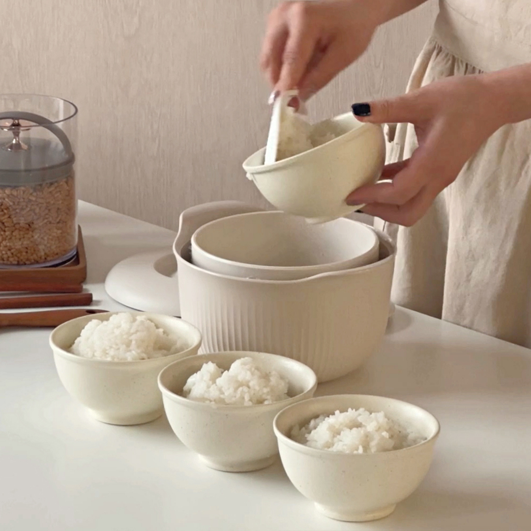 플루딕 저당밥솥+시리얼볼 2P 세트