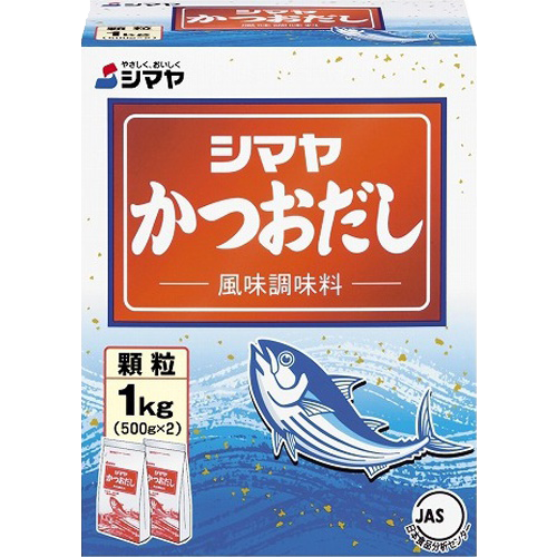 시마야 가쓰오다시 500g x 2개입 1kg / 일본 업소용 조미료 - 상품 이미지