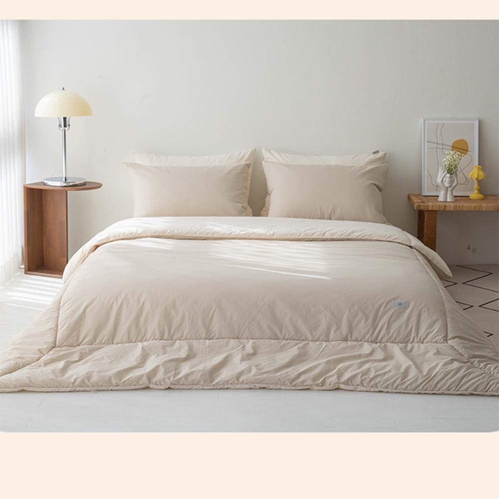 송화침장 수피마 면100수 차렵이불 먼지없는 알러지케어 고밀도100수 원단 차렵이불