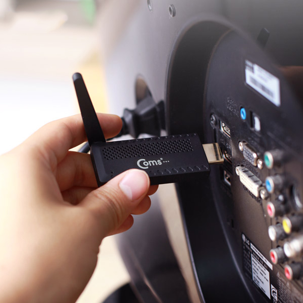 COMS 미라캐스트 동글 스마트폰 무선 미러링 동글이 HDMI TV 스마트뷰 연결 - 상세 이미지 4
