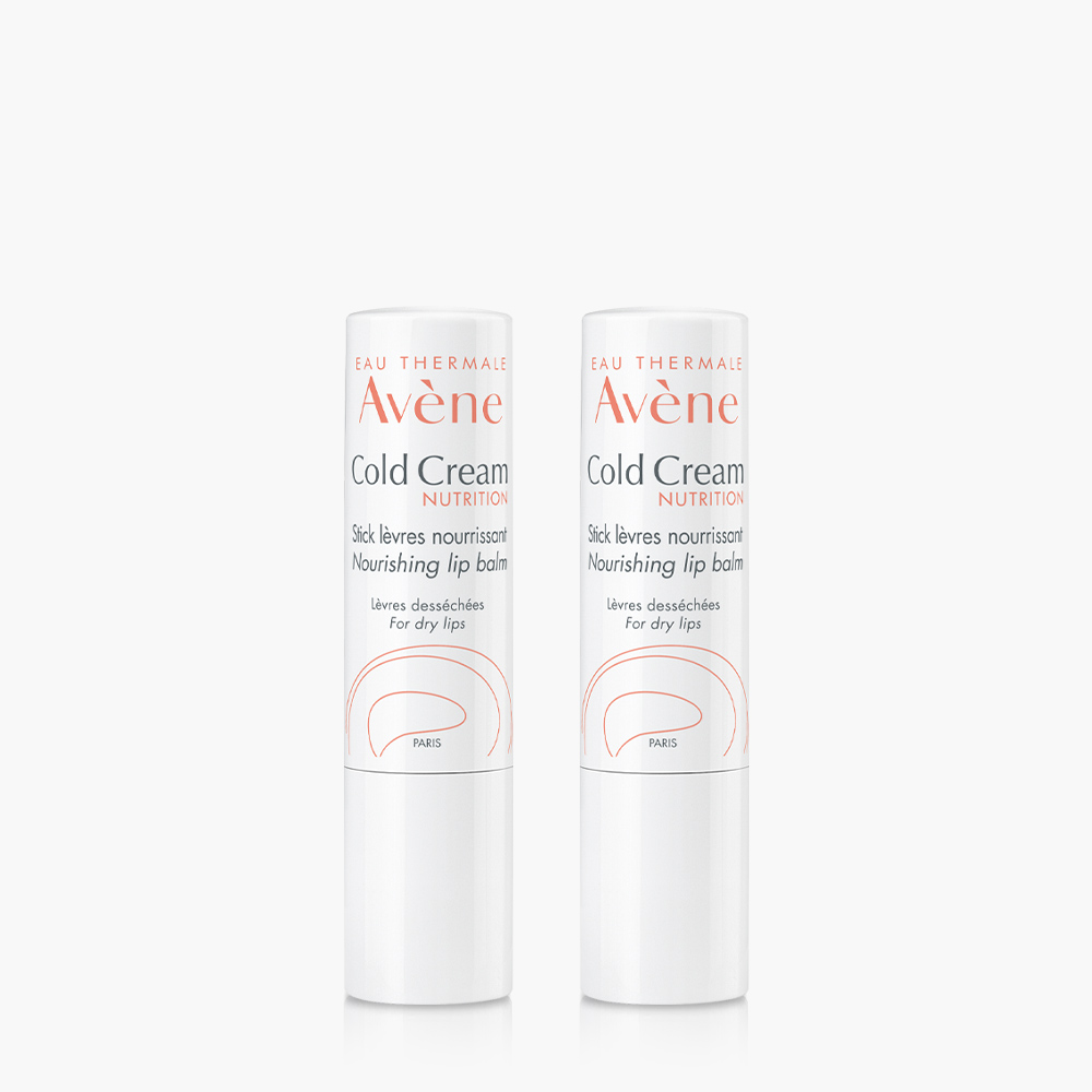 [아벤느] 콜드크림  너리싱 스틱 레브르 립밤 4g x 2개 (순한 고보습 립밤)