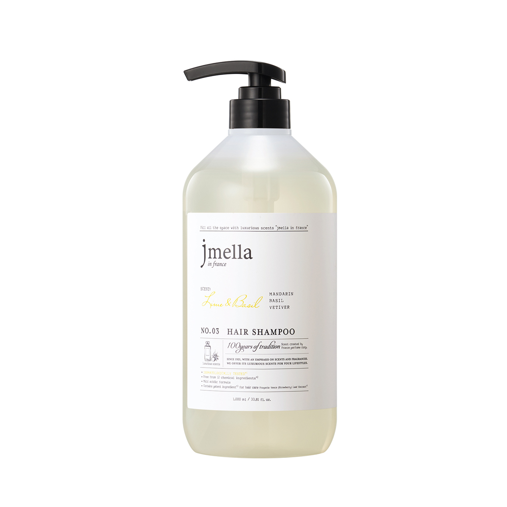 제이멜라 인 프랑스 라임 앤 바질 헤어 샴푸 시트러스향 1000ml 2개 - 상세 이미지 4