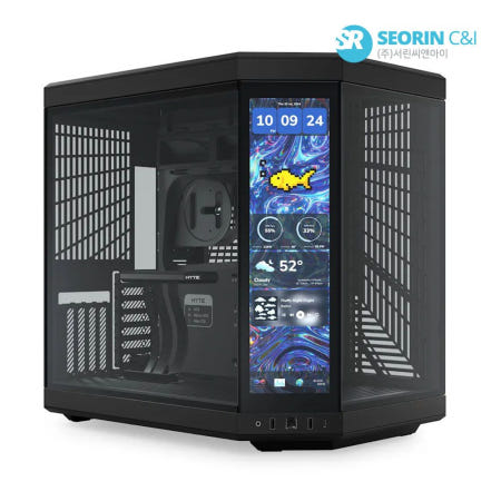 HYTE Y70 Touch Infinite 하이트 터치 PC케이스 피치 블랙