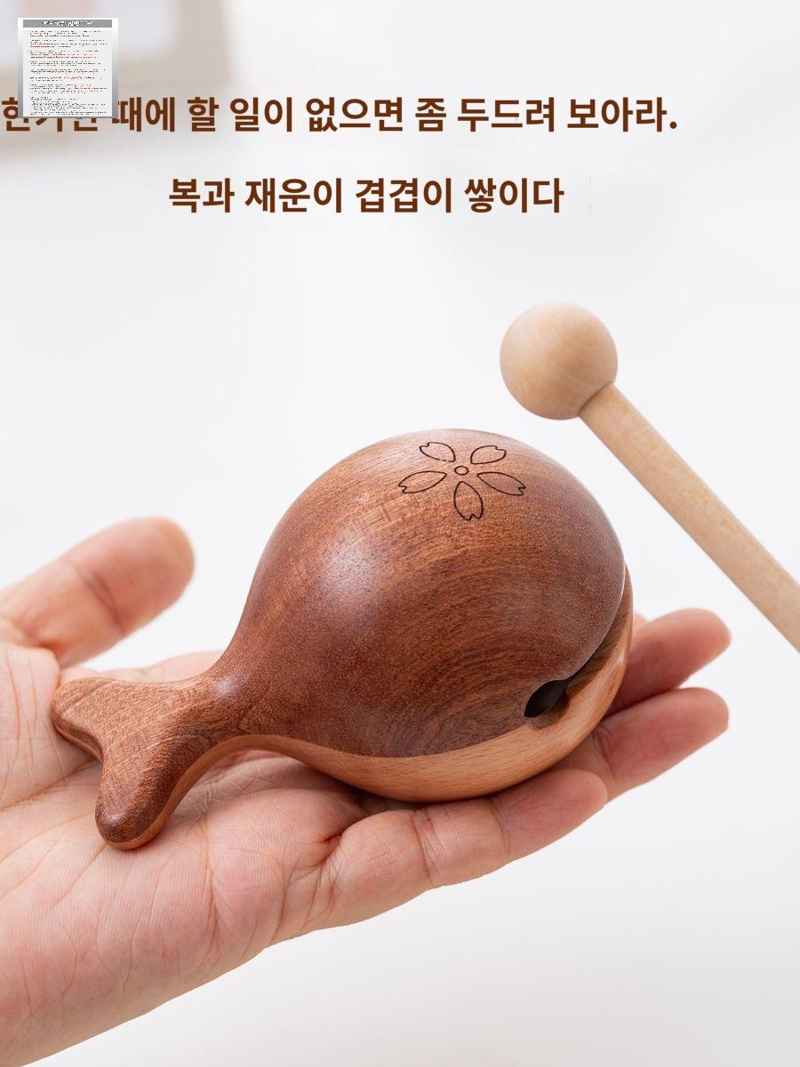 목탁 정음 기도용 심신 안정 살구나무 - 상세 이미지 3