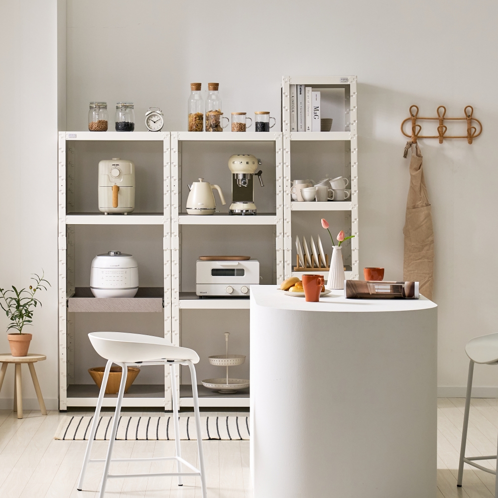 다요시스 높이 2400 전용 수납선반 다용도 팬트리 랙 시스템 40030024004단