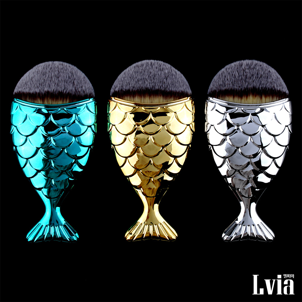 물고기 더스트브러쉬 셀프네일 : Lvia