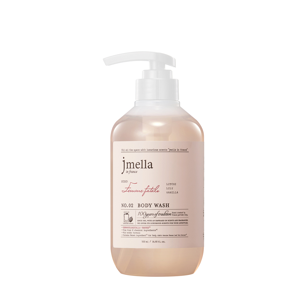 제이멜라 페이보릿 바디케어 2종 세트 (바디워시 500ml +바디로션 500ml) - 상세 이미지 4