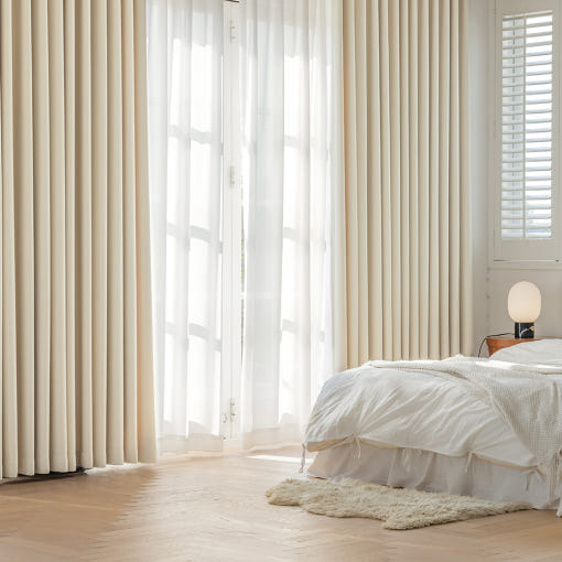 [사라하우스 소프트 형상기억 암막커튼 색상 비교 이미지]