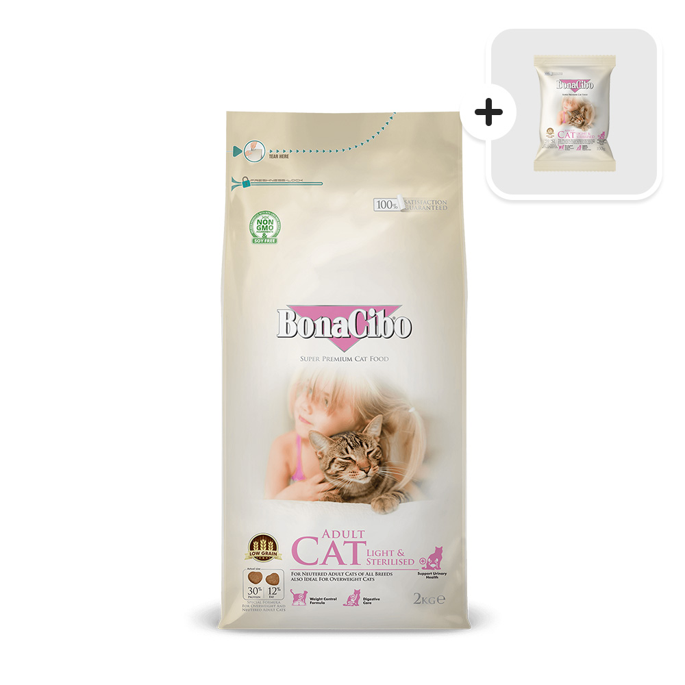 보나시보 슈퍼프리미엄 어덜트 캣 2kg 고양이사료+샘플사료 100g 대표 이미지