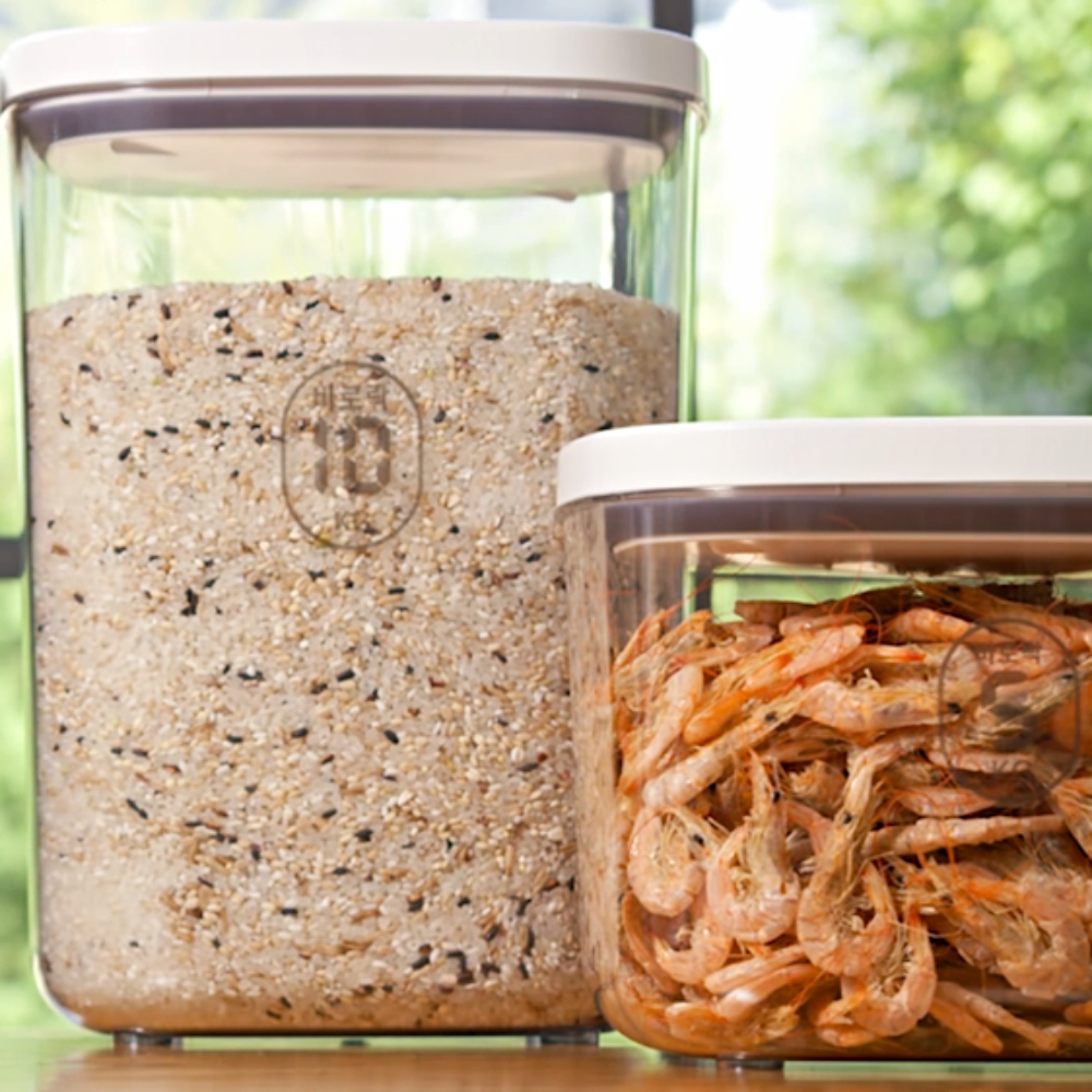 바로락 독일 코겔 진공 쌀통 원터치 진공 틈새 계량 밀폐 잡곡통 쌀보관함 5kg - 상세 이미지 3