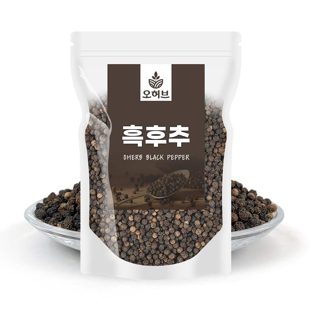 말레이시아산 통후추 흑후추 블랙라벨등급 스팀살균세척 500g, 1개 이미지 2