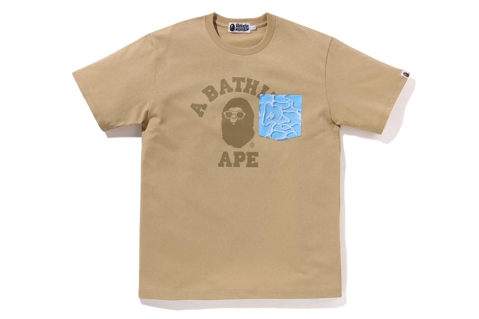 베이프 반팔티 ABC SEA SURFACE CAMO POCKET COLLEGE 1K70-109-001 - 상세 이미지 2