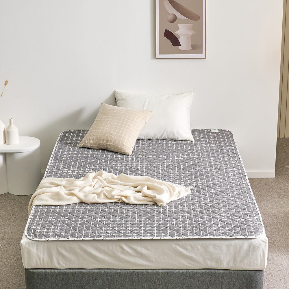 곰표한일 EMF 세미마이크로 항균 카본 탄소매트 플로우그레이 미니싱글