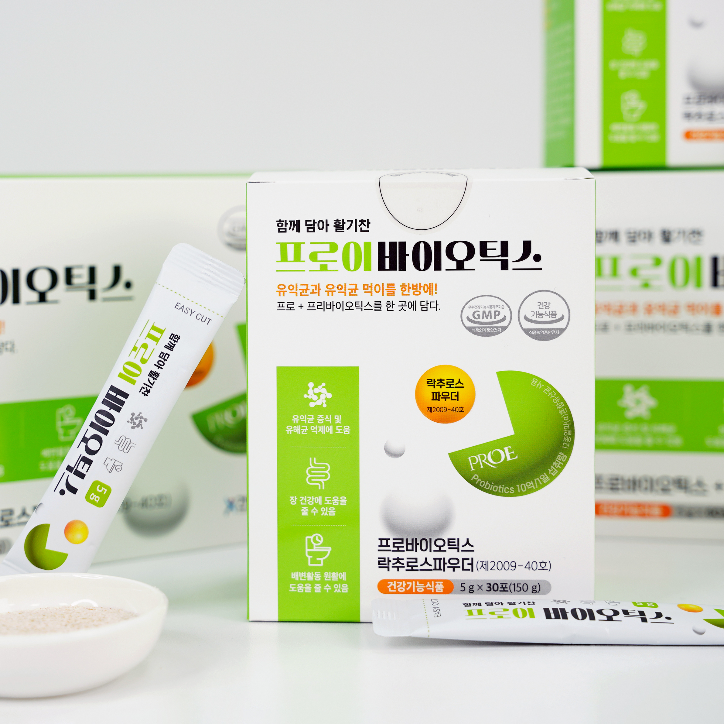 프로이바이오틱스 1개월분(60포) 신바이오틱스 유산균 차전자피 식이섬유 장건강 제품 이미지