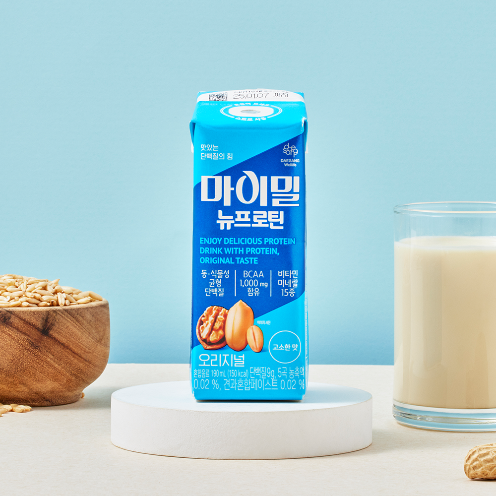 마이밀 뉴프로틴 오리지널 190 mL 30팩+30팩 단백질음료 상세 이미지 3