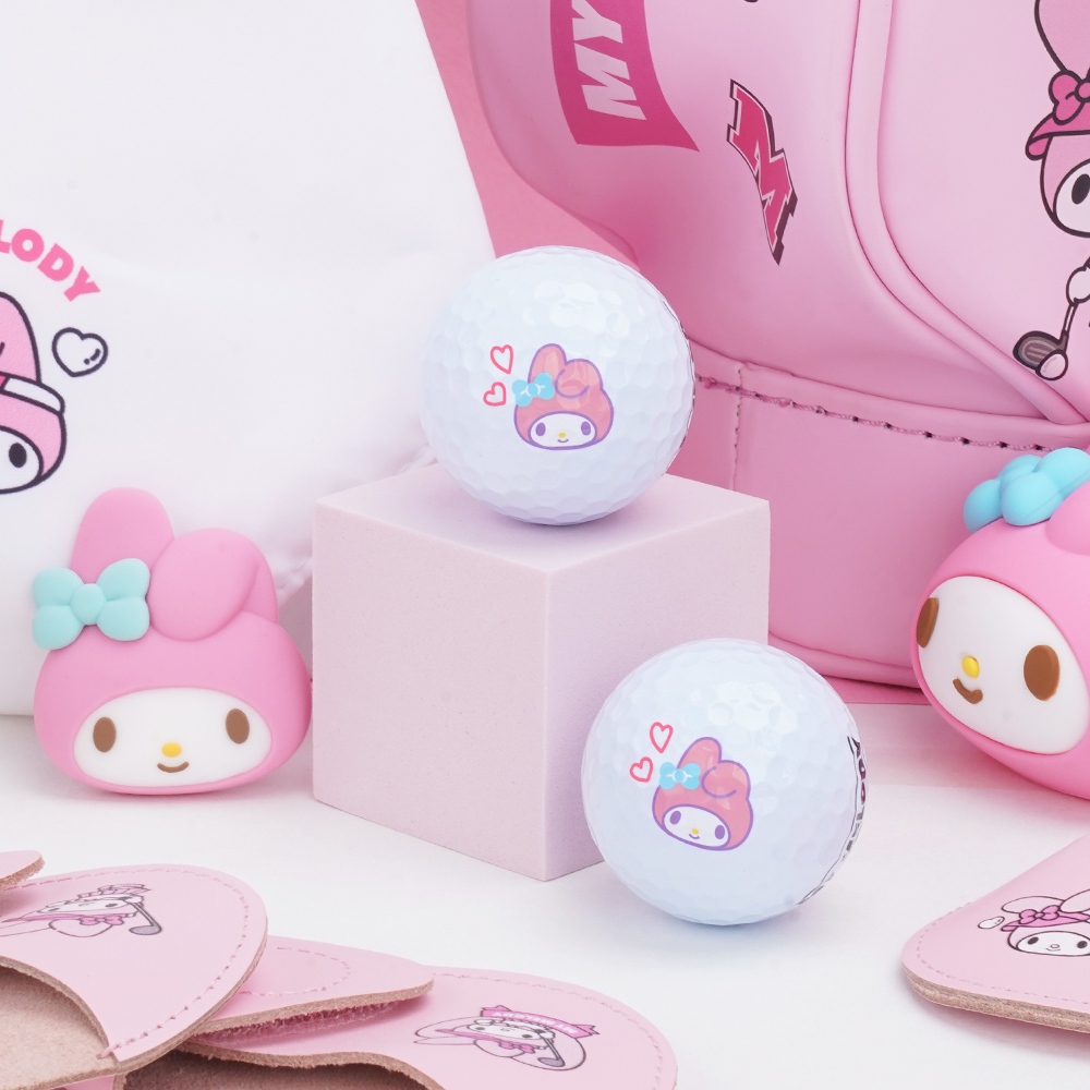 산리오 골프공 3피스 12개입 고반발 비거리 선물 이미지 3