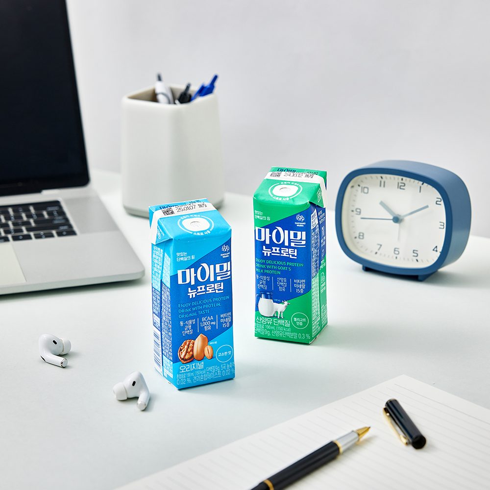 대상웰라이프 마이밀 마시는 뉴프로틴 버라이어티팩 4종 190mL 24팩 이미지 8