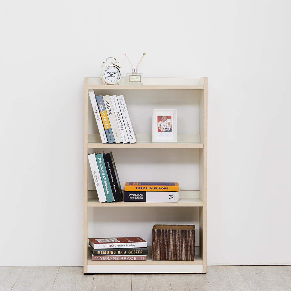 보네드 이솝시리즈 원룸 안방 침실 학생 서재 틈새 슬림 협탁 3단 선반 책장 수납장