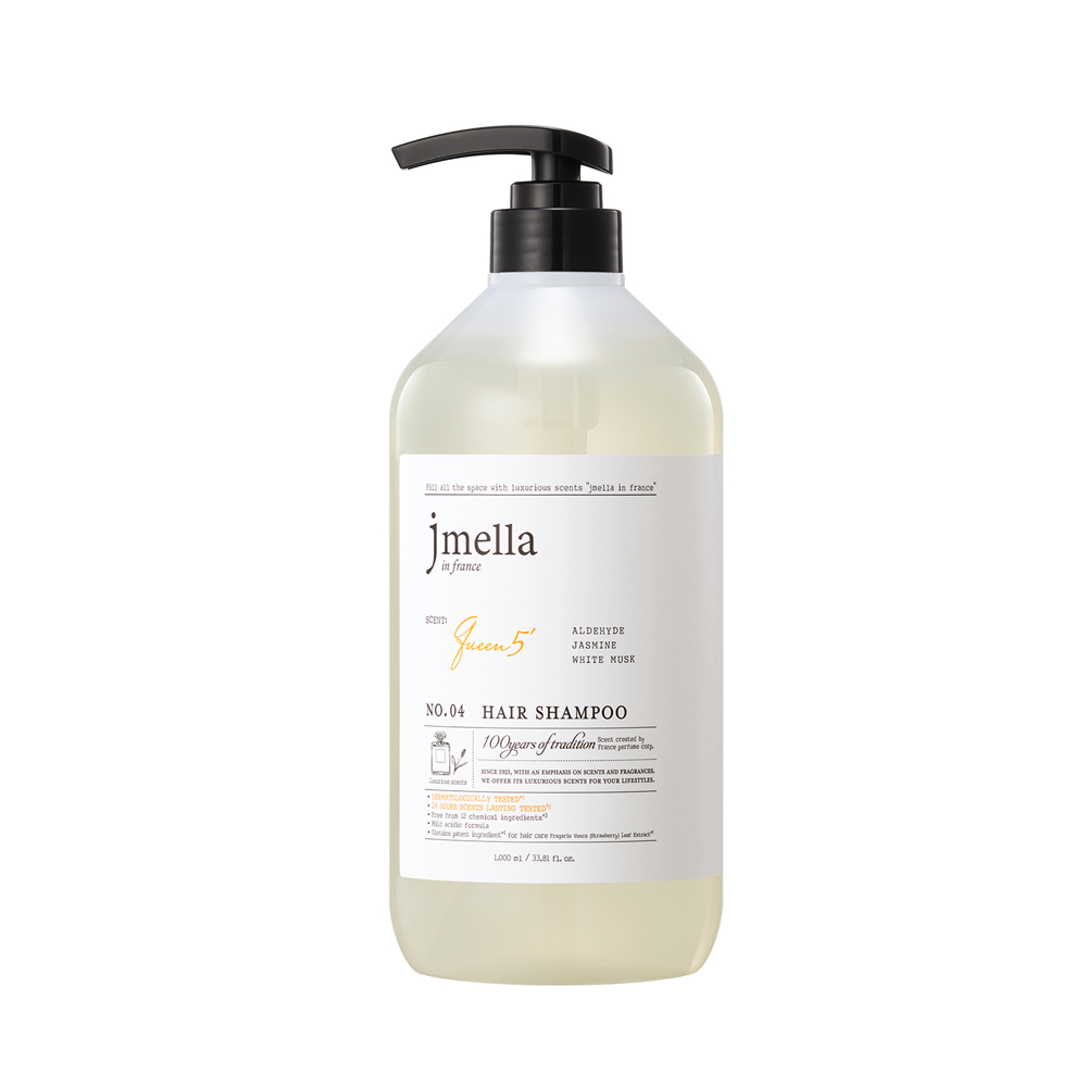 제이멜라 페이보릿 퀸 5 헤어 샴푸 1000ml 2개+샴푸 샘플 4개 - 상세 이미지 4