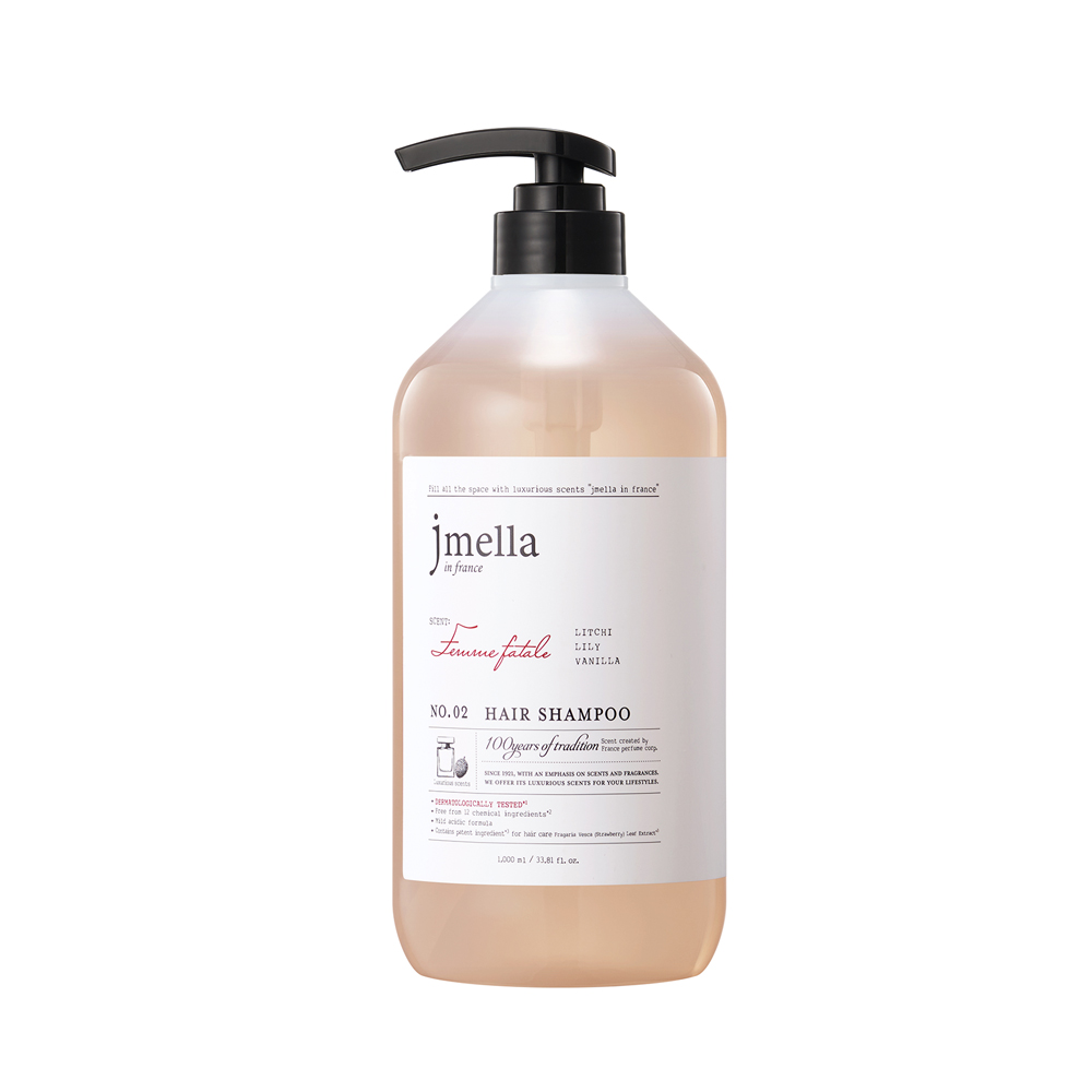 제이멜라 페이보릿 팜므파탈 헤어 샴푸 1000ml 2개+샴푸 샘플 4개 - 상세 이미지 4