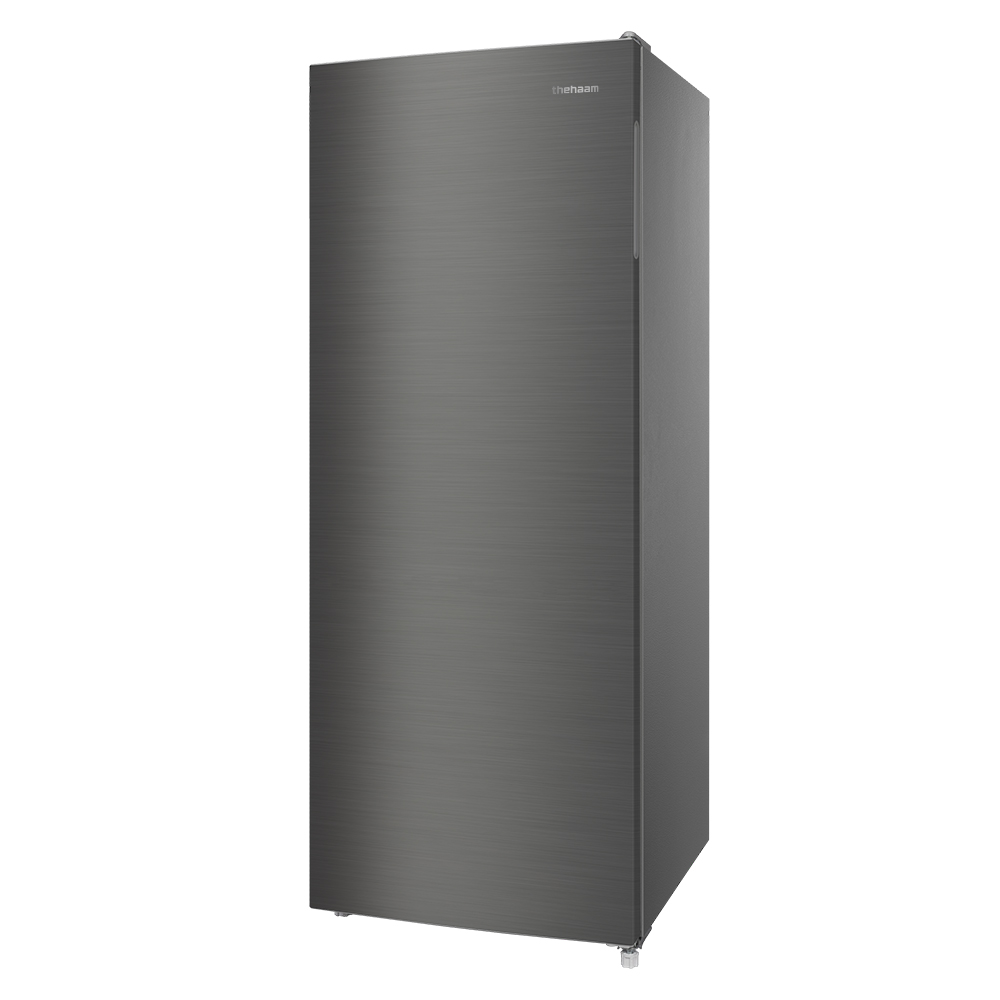 더함 소형 미니 냉동고 서랍형 스탠드 냉동고 메탈실버 177L