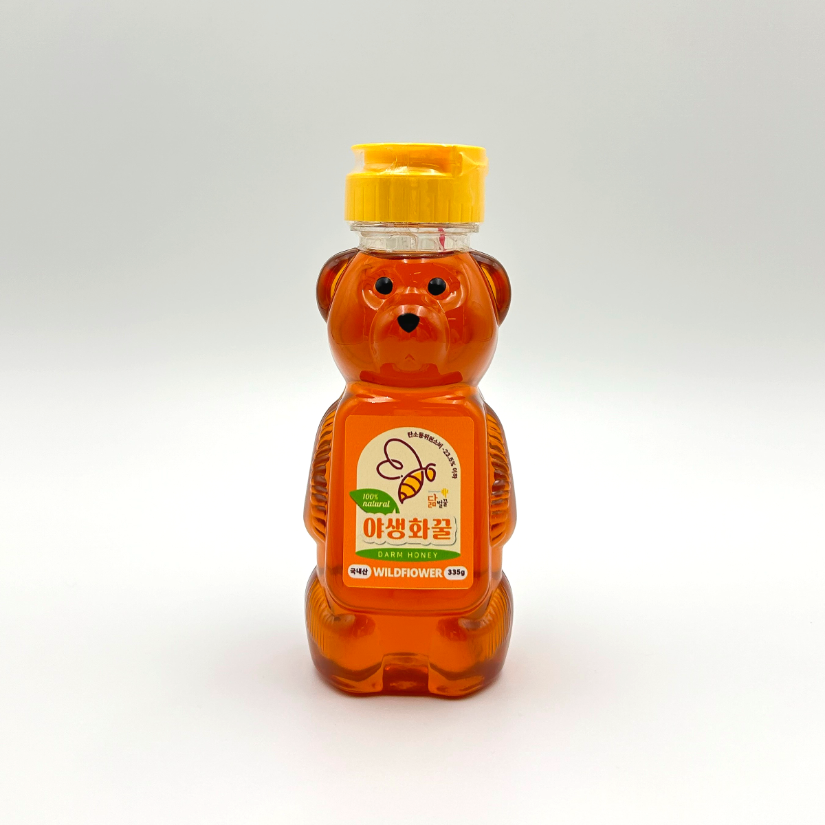 곰돌이꿀 335g 진짜 천연아카시아꿀 튜브 밤나무 양봉 야생꿀 이미지 8