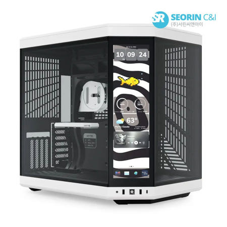 HYTE Y70 Touch Infinite 하이트 터치 PC케이스 판다 화이트