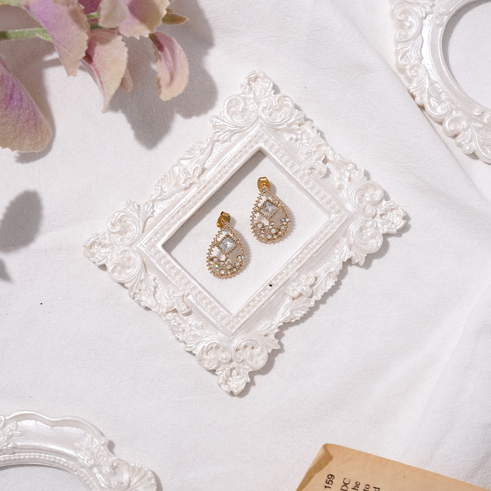 촬영소품 감성소품 인테리어 북유럽인테리어 액자프레임 스퀘어 화이트 OBJ-13