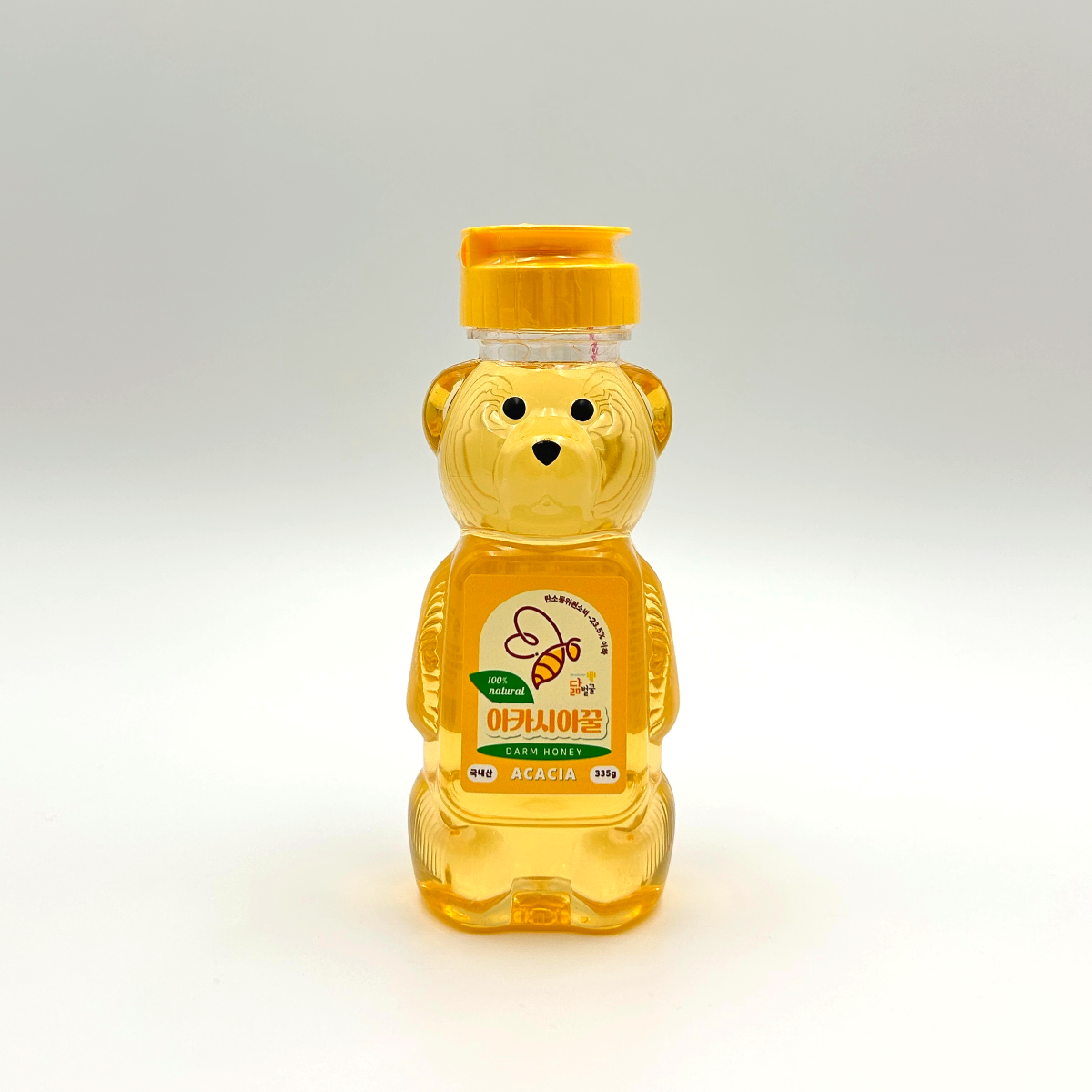 곰돌이꿀 335g 진짜 천연아카시아꿀 튜브 밤나무 양봉 야생꿀 이미지 7