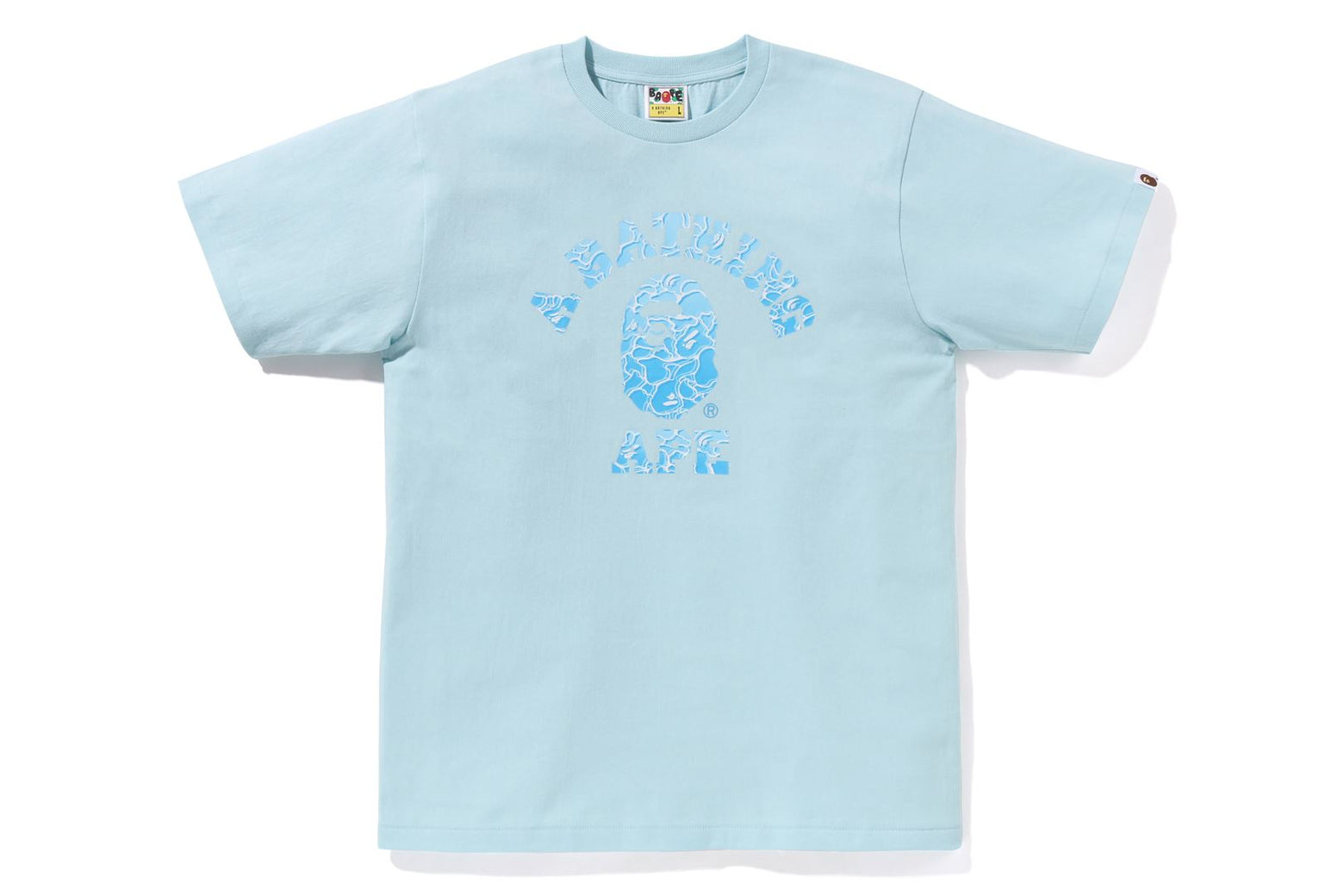 베이프 반팔티 ABC SEA SURFACE CAMO COLLEGE 1K70-110-005 - 상세 이미지 3