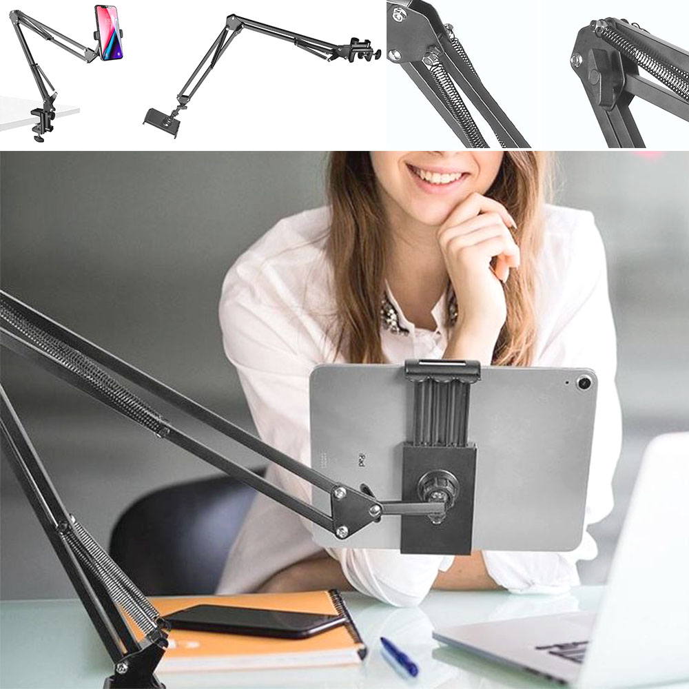 분리형 자바라 거치대 핸드폰 클램프 고정대 테블릿 지지대