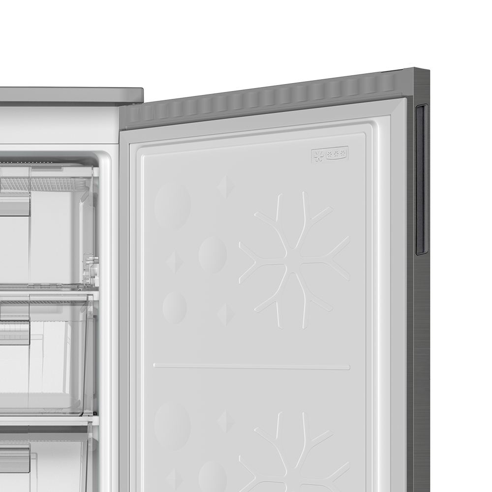 소형 미니 냉동고 서랍형 가정용 스탠드 급속 보존식 냉동고 더함 CHIQ 85L 실버