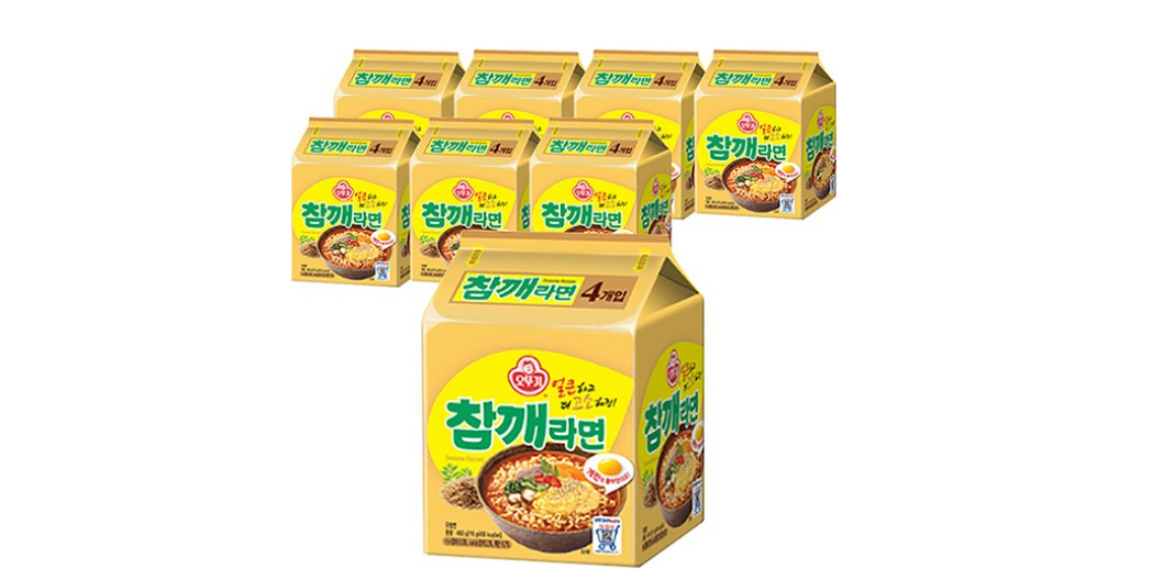 오뚜기 참깨라면 115g X 32개 한박스 도매 대용량 식자재 box 32봉 32입 - 상품 이미지